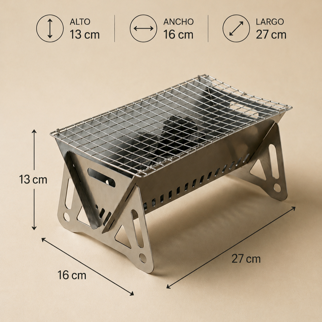Nomad Grill: La Mini Barbacoa Plegable para el Finde Perfecto 🔥